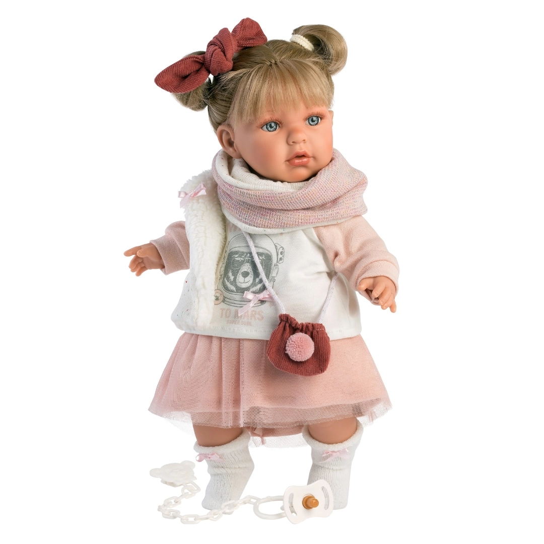 Julia Baby Doll - 42 cm Vinyl Fabric Blonde Hair Blue Eyes Ages 3+