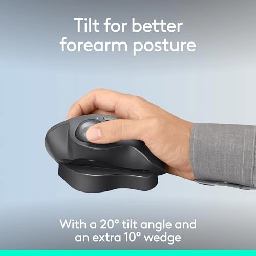 MX Ergo S Trackball Mouse - Wireless