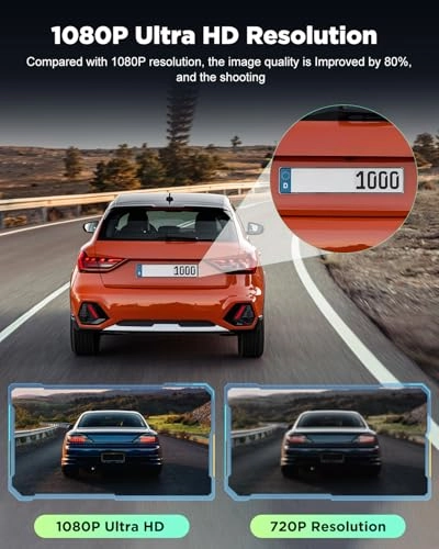 4 Channel Front and Rear Dash Cam - 1080P