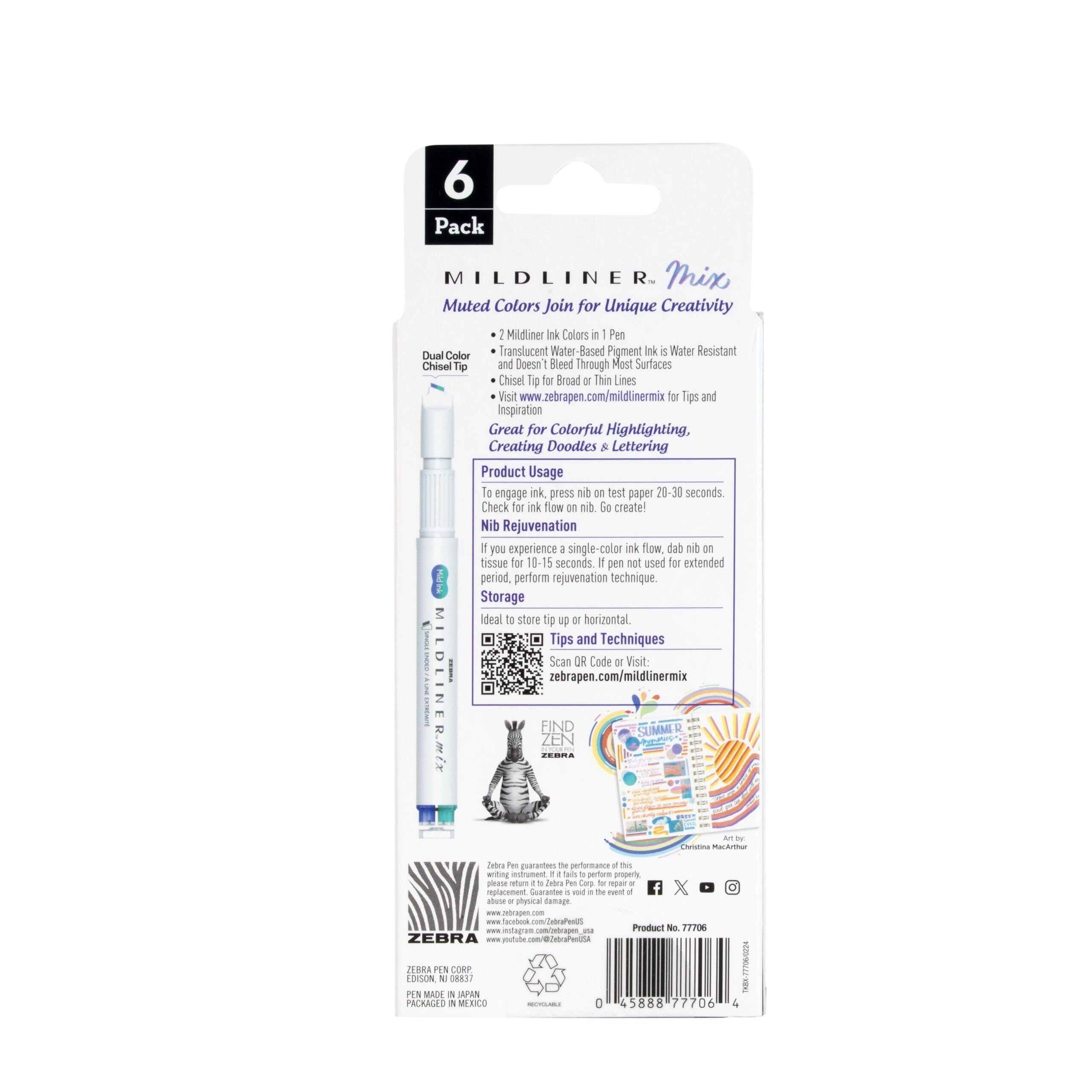 Mildliner Mix - Assorted Chisel