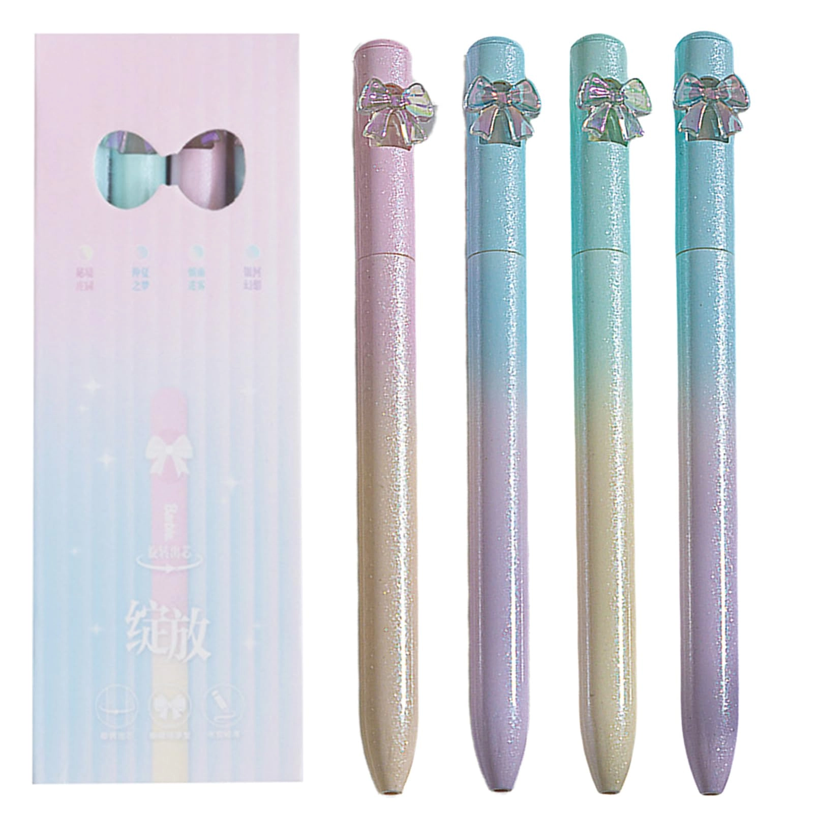 Cute Gel Pen - 4Pcs 0.5mm