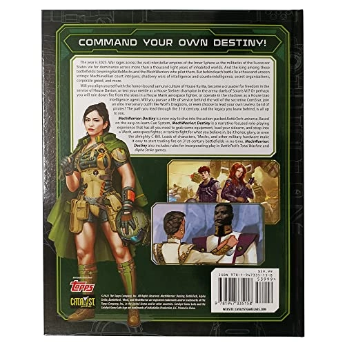 BattleTech MechWarrior Destiny: Third Printing