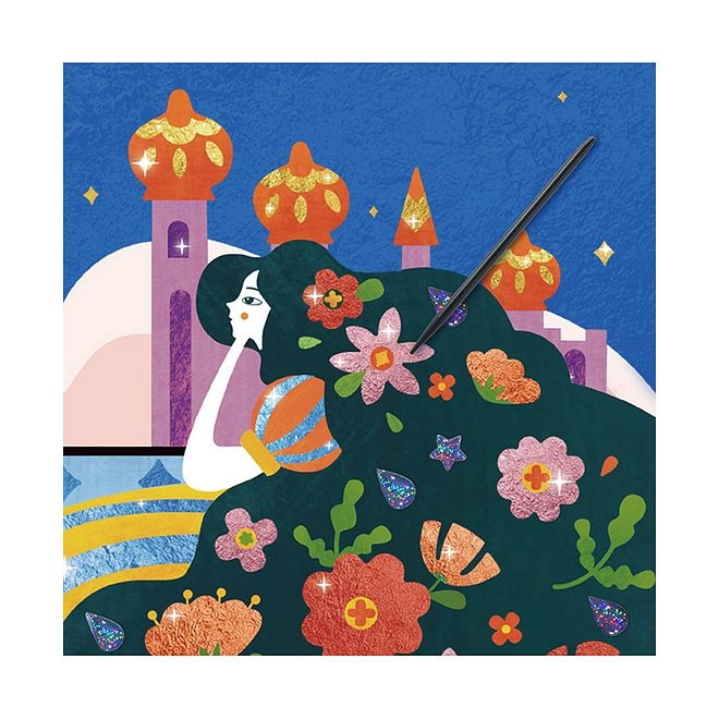 Gold Foil Sticker Book 4 pcs