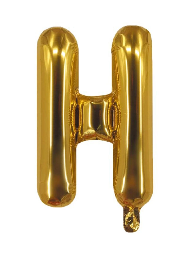 Party Time Trading LLC H Letter Foil Balloon