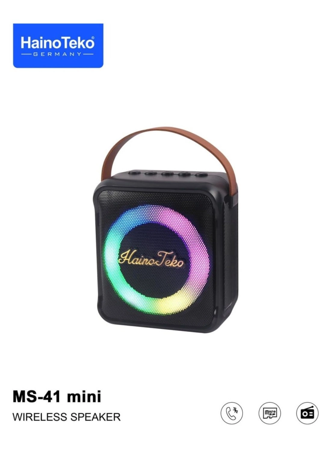 MS41 - Wireless Bluetooth Portable Speaker with Mic