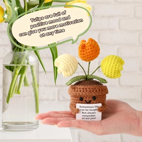 Tulip Knitted Positive Tulip 12 cm Plush