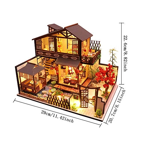 3D Miniature Dollhouse Kit - Sunshine Flower House 1:12