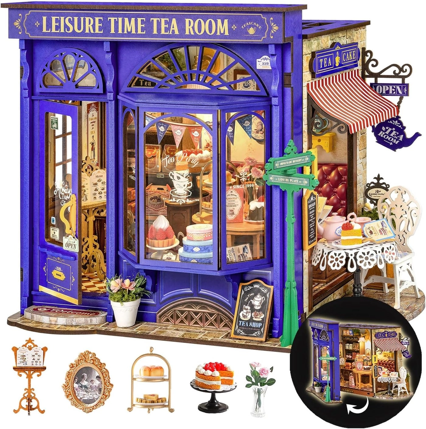 Leisure Time Tea Room - Edwardian 1:18