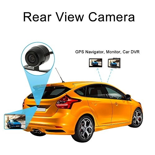 Mini Car Rear View Camera - 480 TV lines