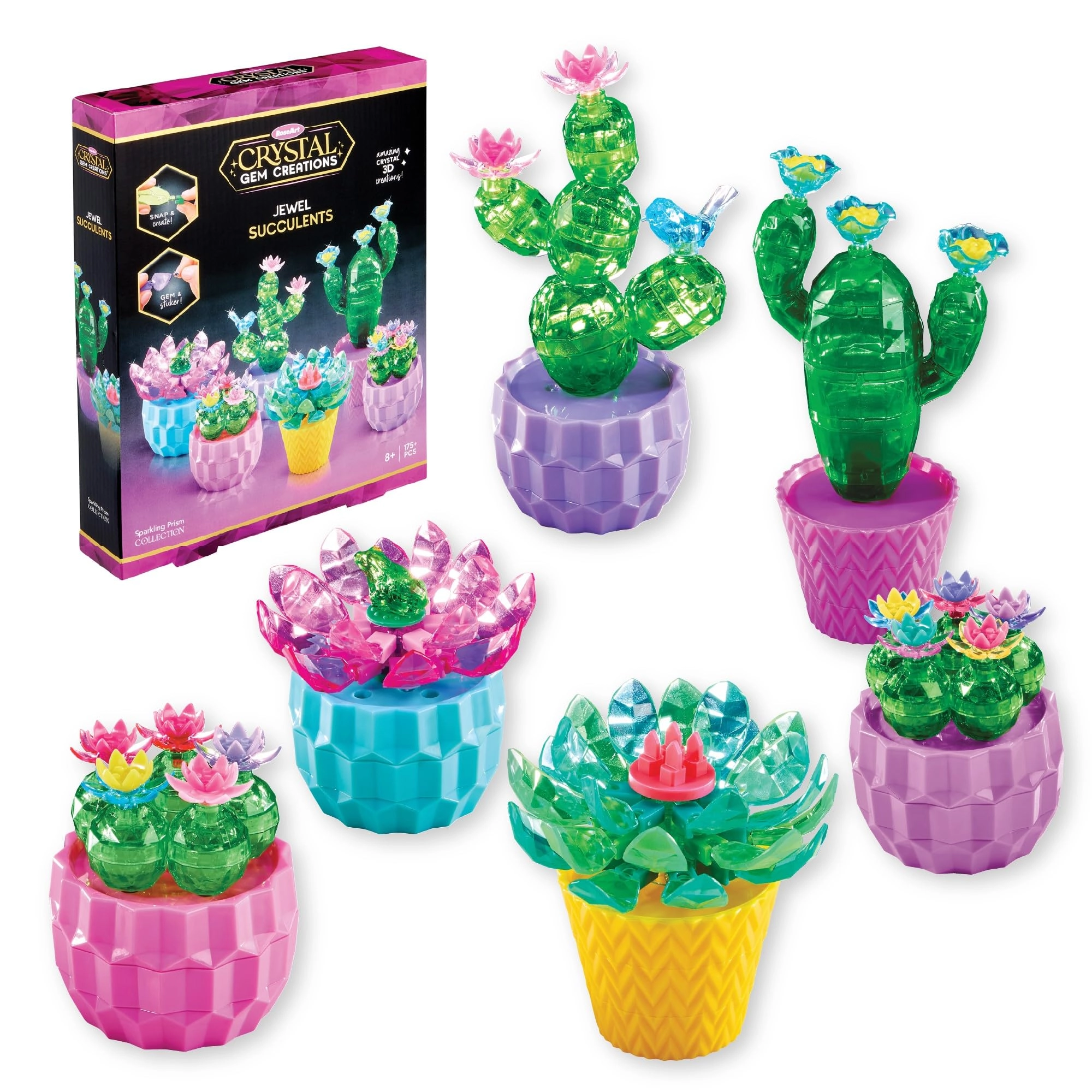 RoseArt Jewel Succulents - 175 pieces