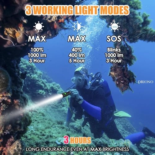 Scuba Diving Flashlight