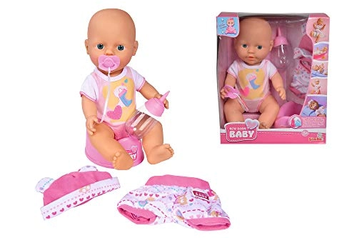 New Born Baby Doll - 30 cm Drink and wee Ages 3+