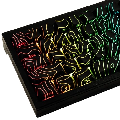 PBT keycaps - QWERTY Wired