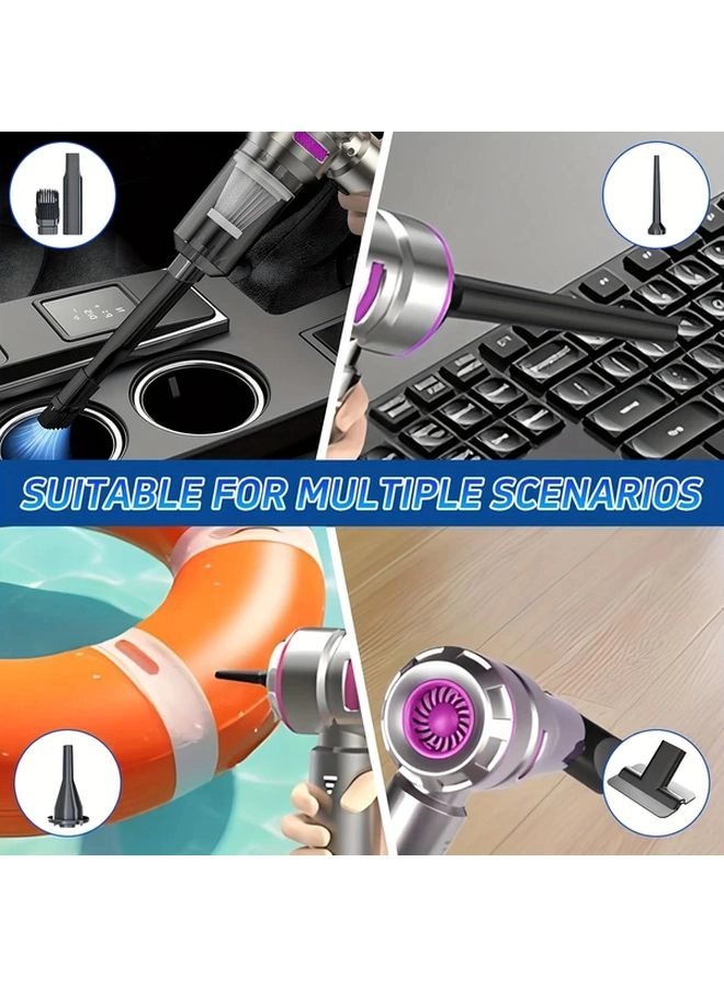 4-in-1 Wireless Handheld Vacuum Cleaner - 2000mAh