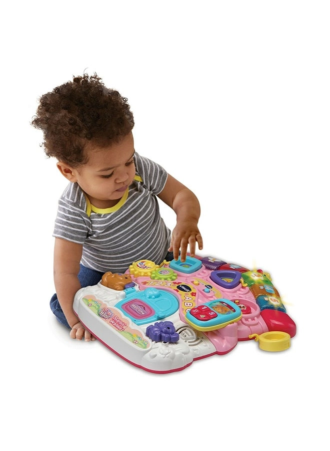 First Steps Baby Walker - Pink/Blue/Yellow 12 Months