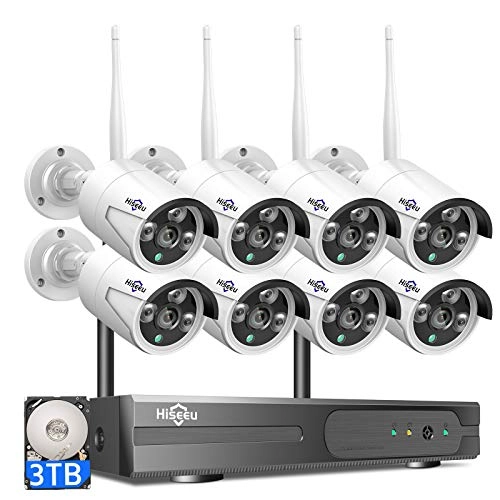 Wireless Security Camera System - 8 10CH 3MP