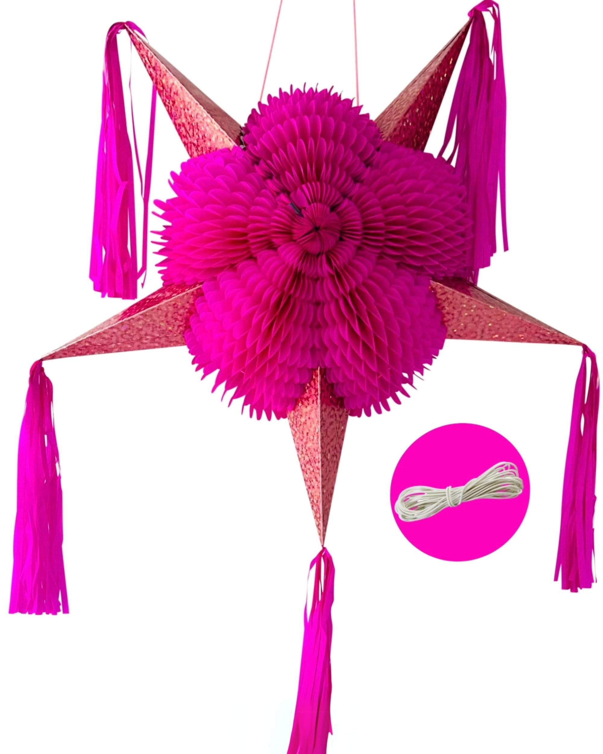 TexMex Fun Stuff Mexican Star Pinata - Quinceañera Baby/Bridal Shower Cinco de Mayo