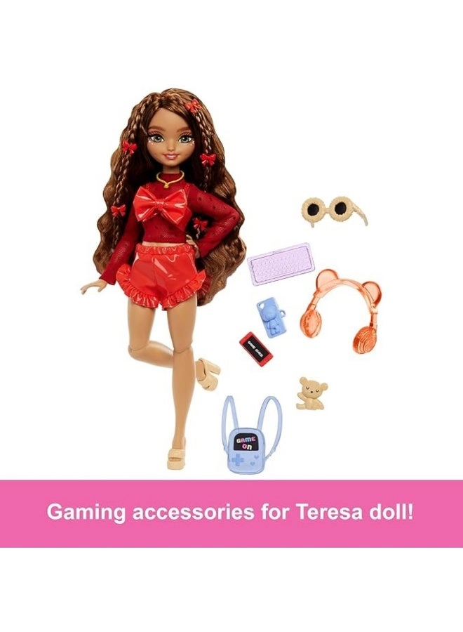 Teresa Fashion Doll - Brown Hair Video Game Themed Ages 4+