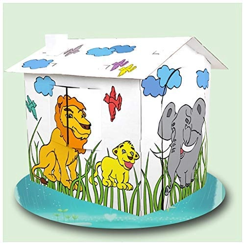 ZJDYDY Cardboard Playhouse