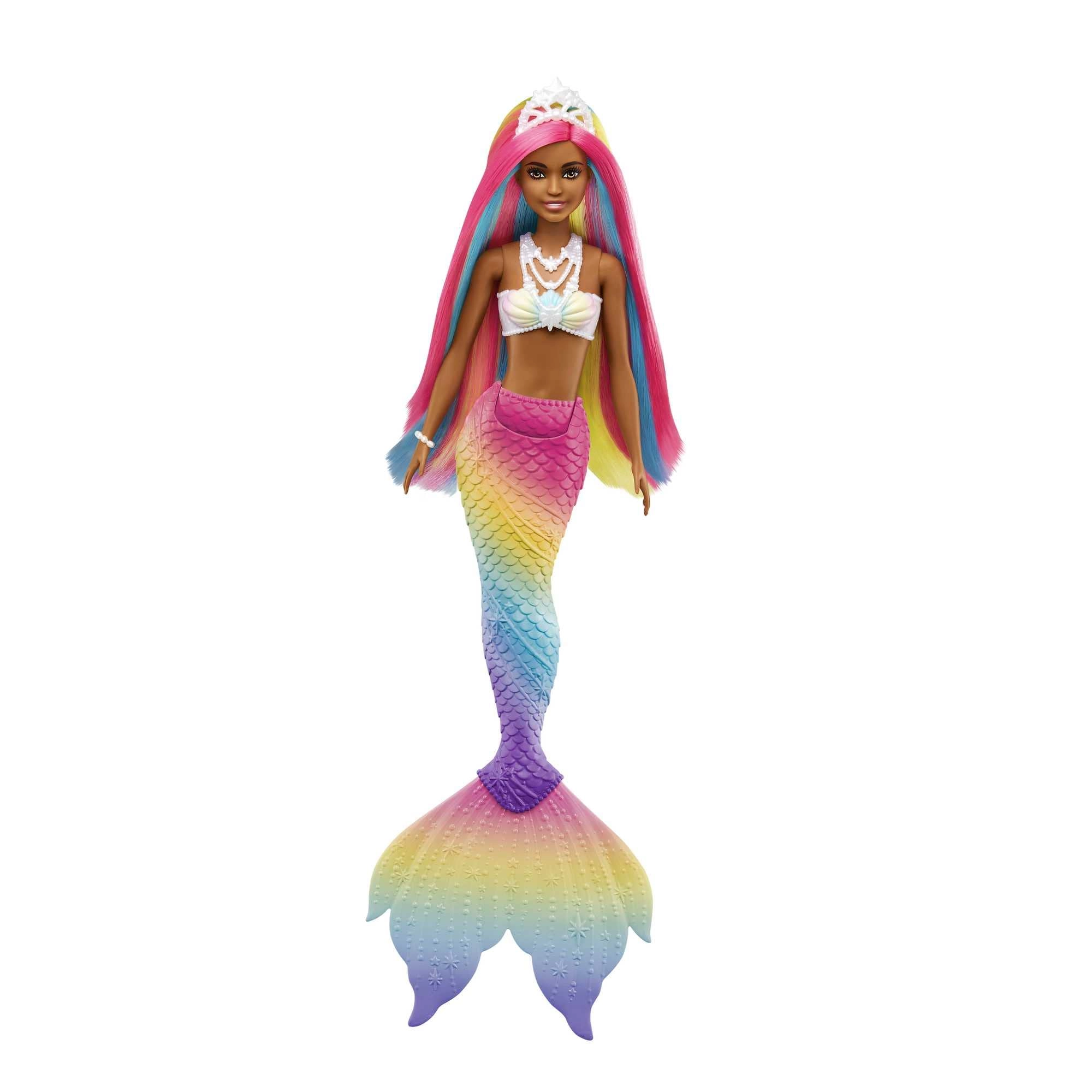 Barbie Dreamtopia Rainbow Magic Mermaid - Rainbow Hair Water-Activated Color Change Ages 3+