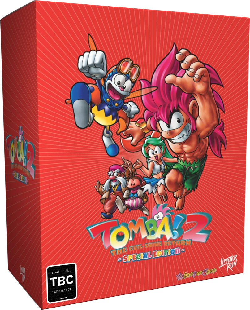 Limited Run Tomba! 2: The Evil Swine Return Remastered Collector's Edition - PC