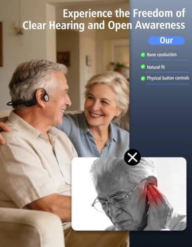 Bone Conduction Open-Ear Headphones Wireless Headphone