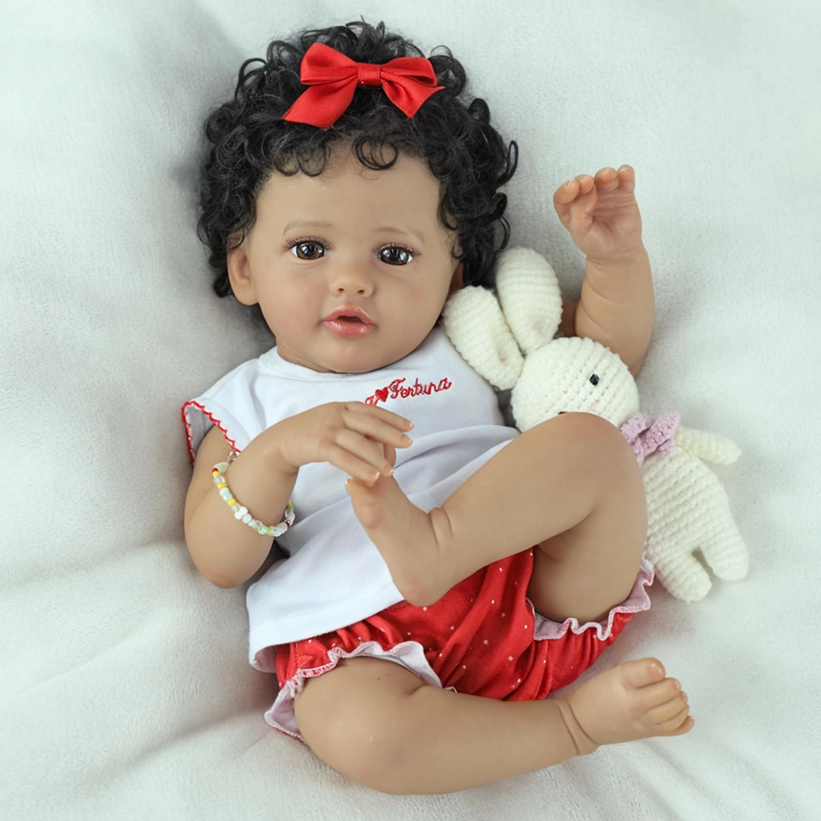 Reborn Baby Doll - 20-Inch Vinyl African American Ages 3+