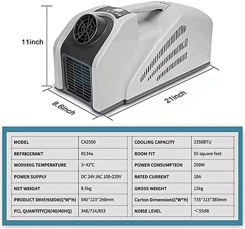 RV Air Conditioner - 24V 240W 2350BTU