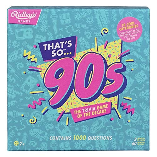Thats So 90s Trivia Card Game