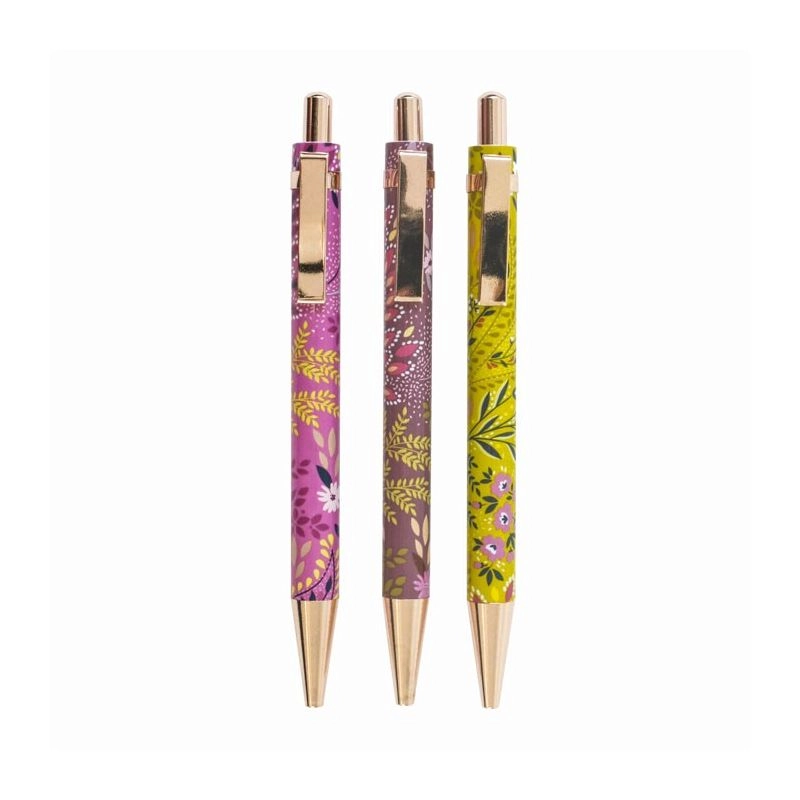Sara Miller Haveli Garden Pens - Set Of 3 Ballpoint