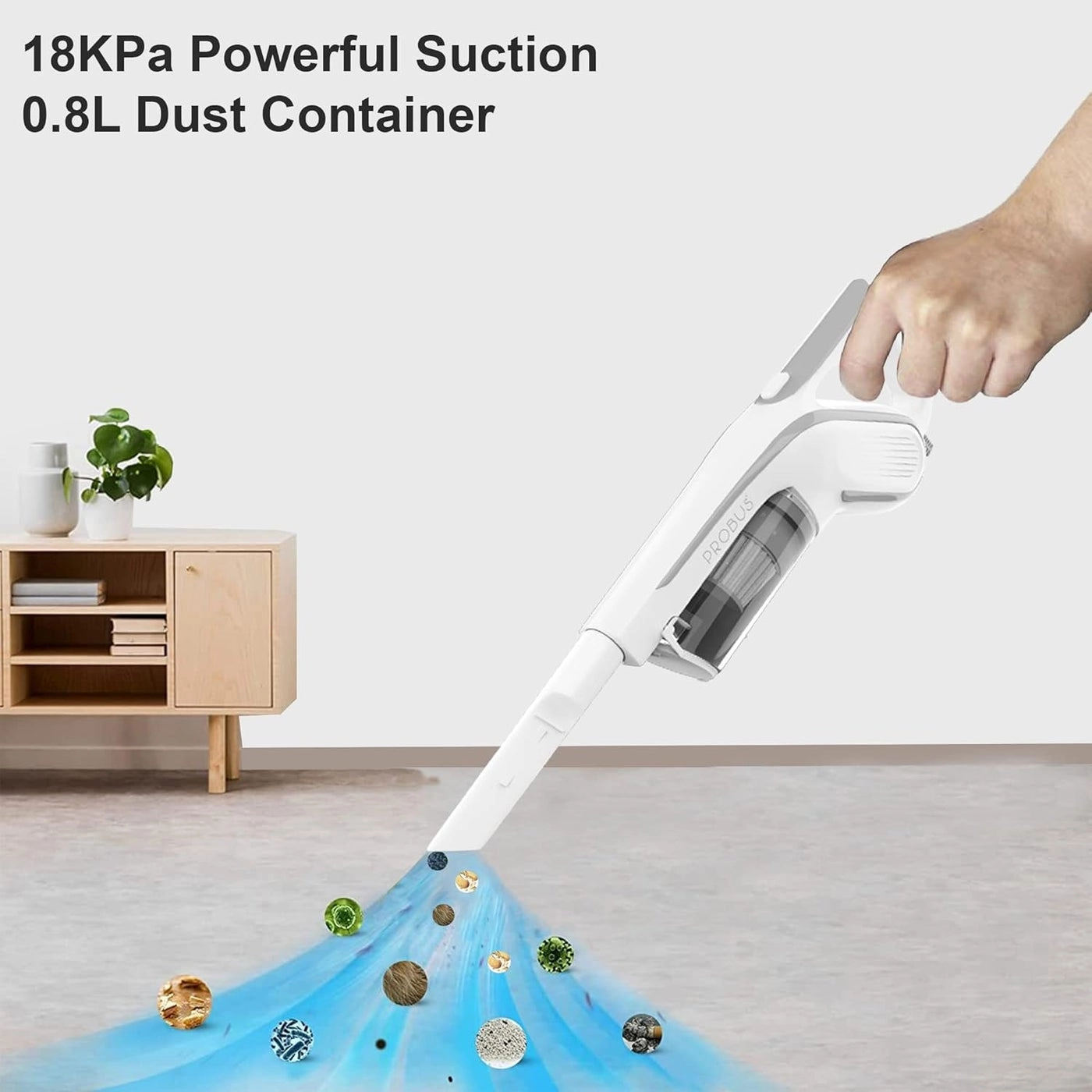 Upright 2in1 Handheld Stick