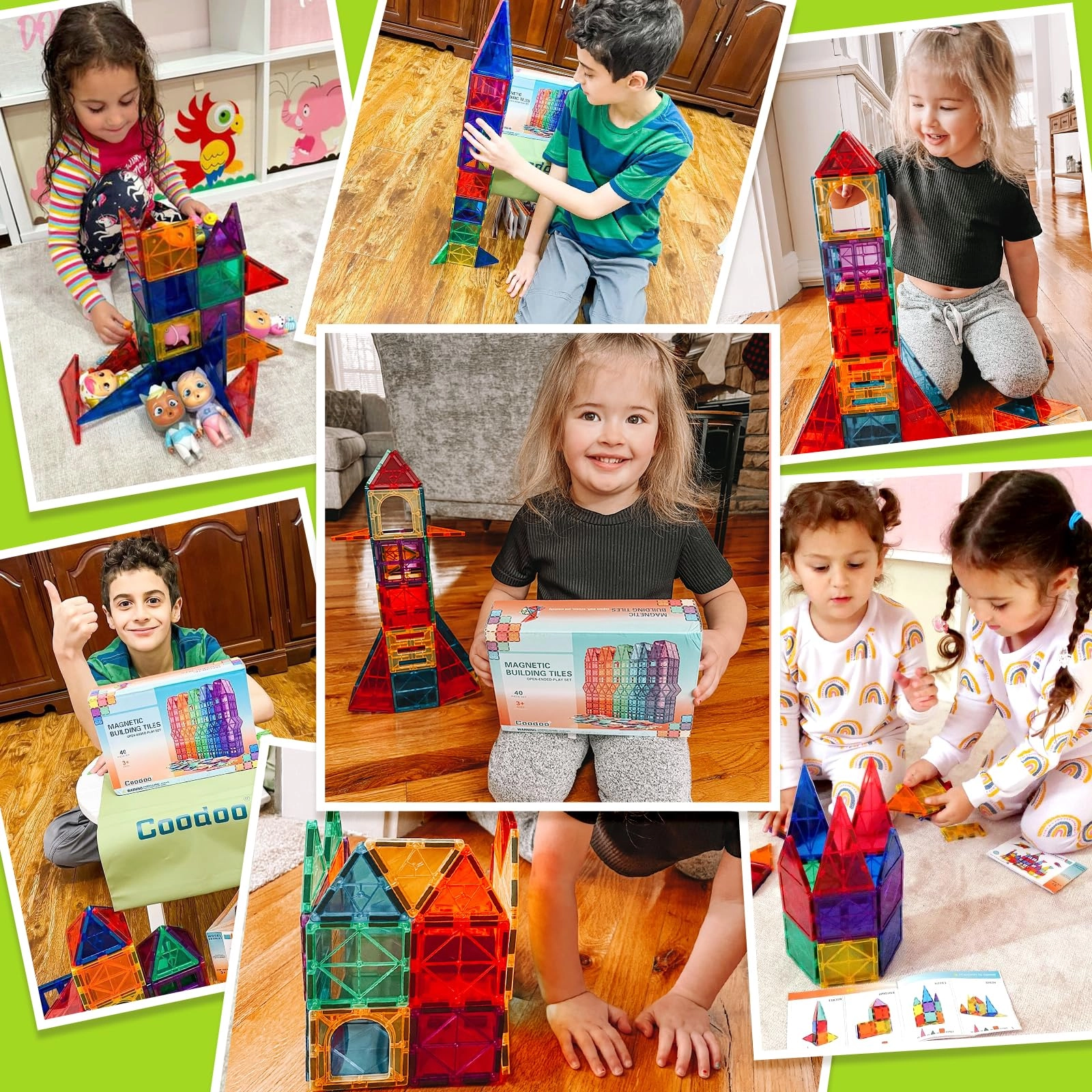 Magnetic Tiles - 40 pcs