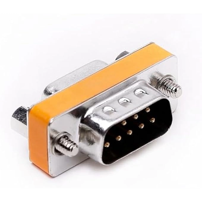 MODEM MALE TO FEMALE SLIMLINE SERIAL PORT ADAPTER