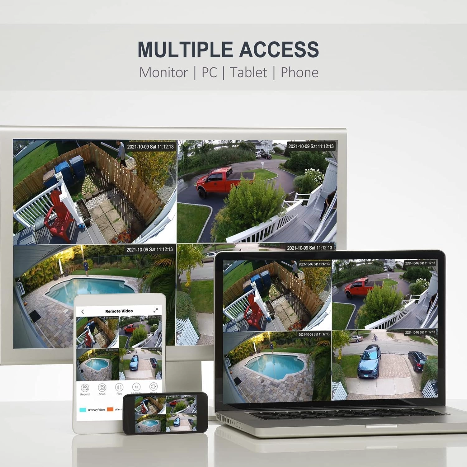 8 Channel CCTV Camera System - 8 5MP + Hard Drive