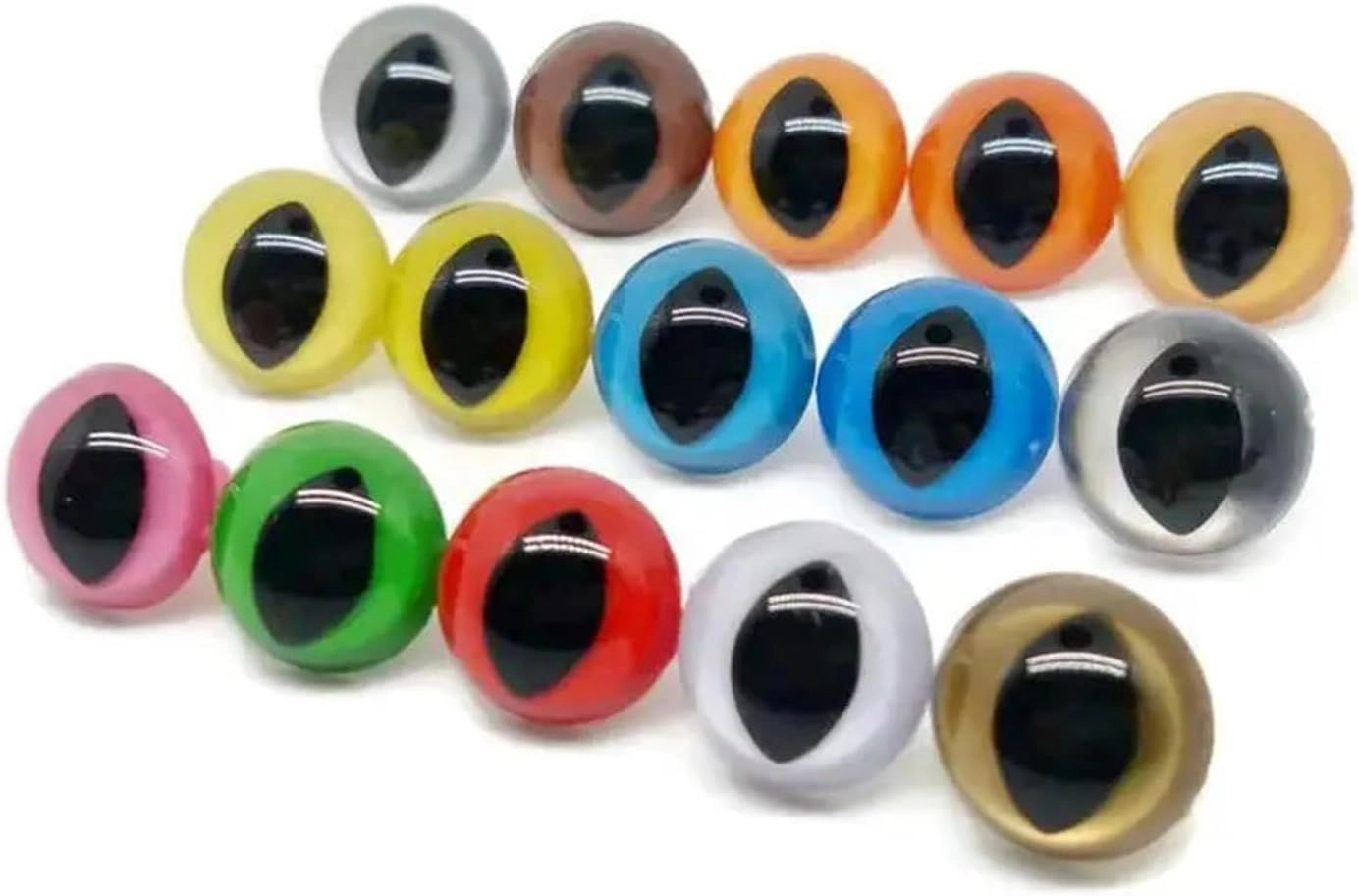 baoauh Animal Safety Eyes - 100pcs 10mm Plastic
