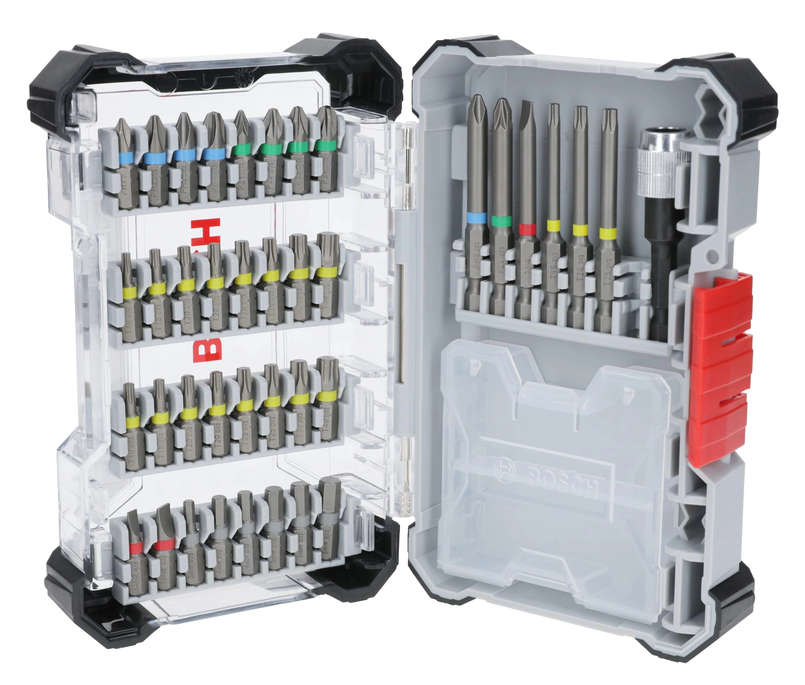 Bosch 40 x Extra Hard Screwdriver Bits - 65 mm