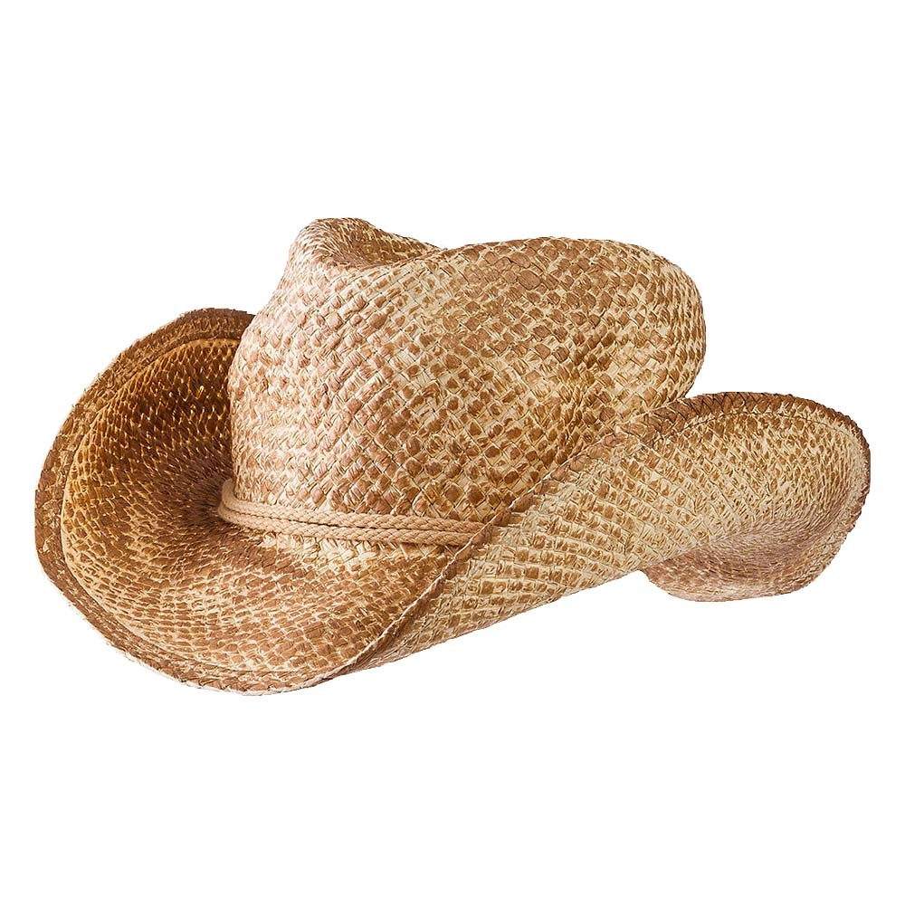 Party Centre Cowboy Straw Hat - Brown 15.24 x 17.78 cm