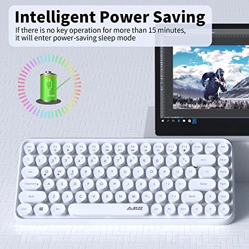 Retro Bluetooth Keyboard - Wireless