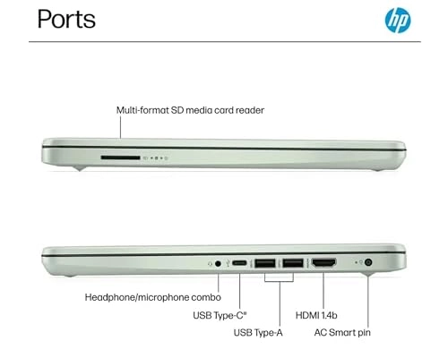 14 Laptop Computer Laptop 14-dq6011dx - 14'' N150 16GB DDR4 128GB UFS + 256GB MSD Card