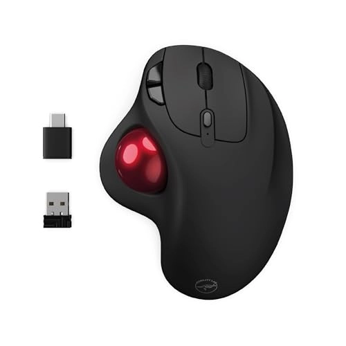 Trackball Pro - Wireless Trackball Mouse USB and USB-C 200, 400, 800, 1200 and 1600 DPI