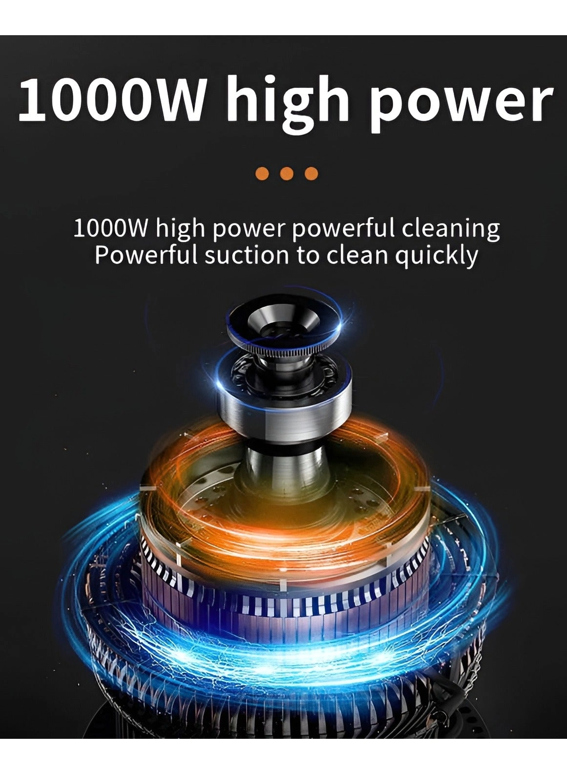 Vacuum Cleaner - 1000 W Black