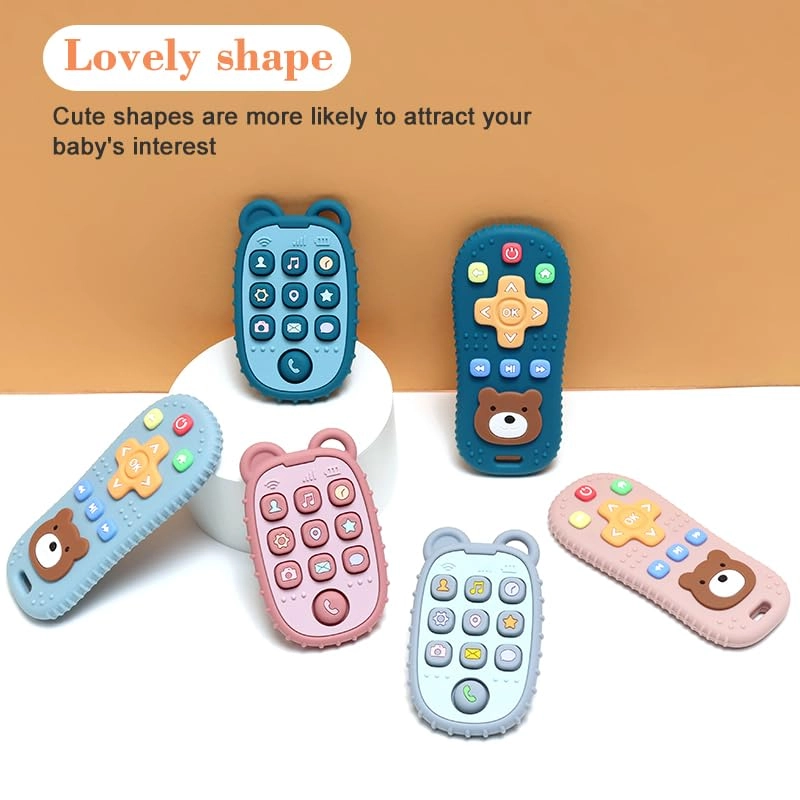 Remote Control Teether - Silicone + Phone Teether