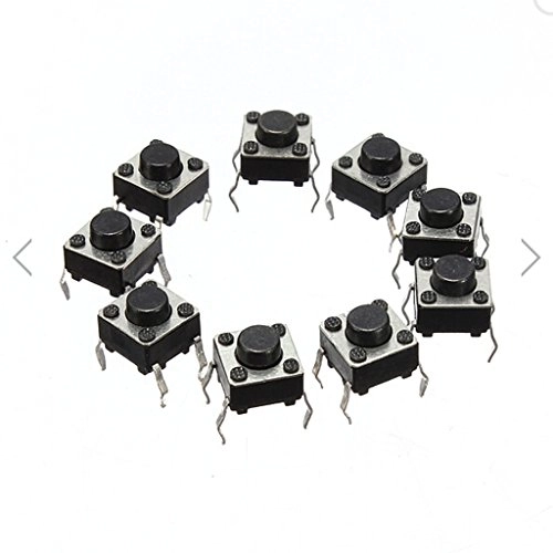 Miniature Micro Momentary Tactile Push Button Switch - 100 pcs