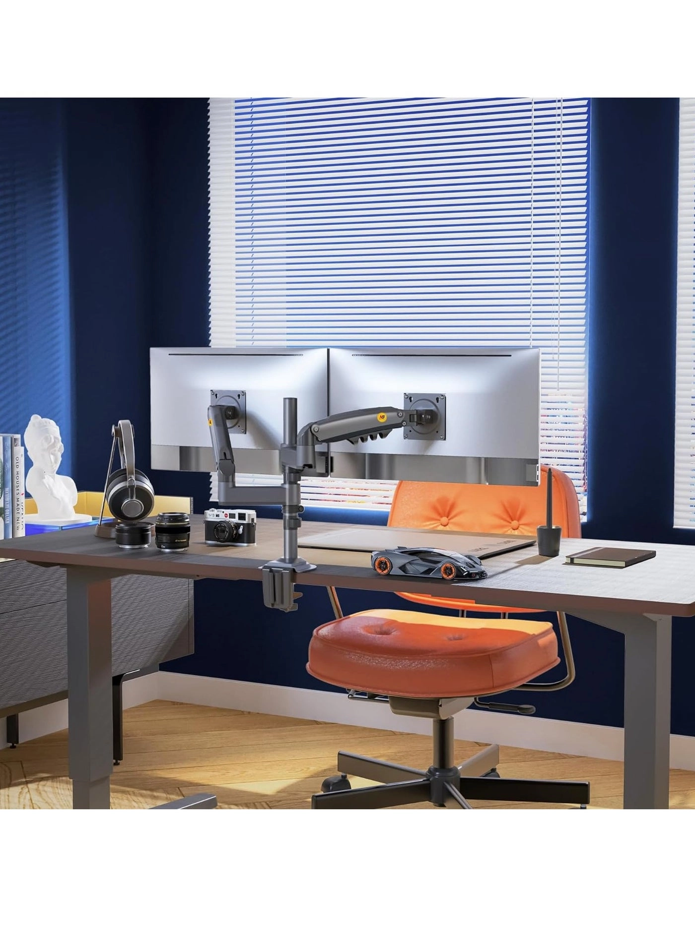 H180 - Dual Arm 27 in 75x75mm 100x100mm