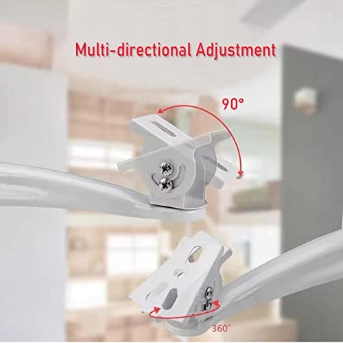 Security Camera Mount Bracket - Adjustable Wall Mount Pack