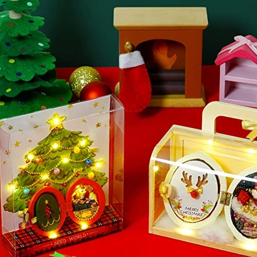 Miniature Wooden Dollhouse Furniture Kit - Creative Room 1:24