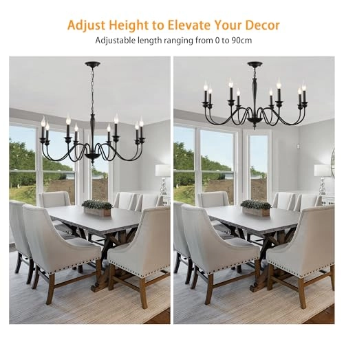 Vintage French Country Chandelier - Dimmable