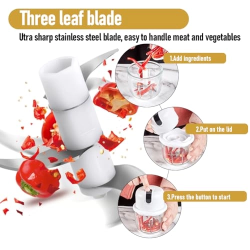 electric multi-chopper - 350 ml USB rechargeable