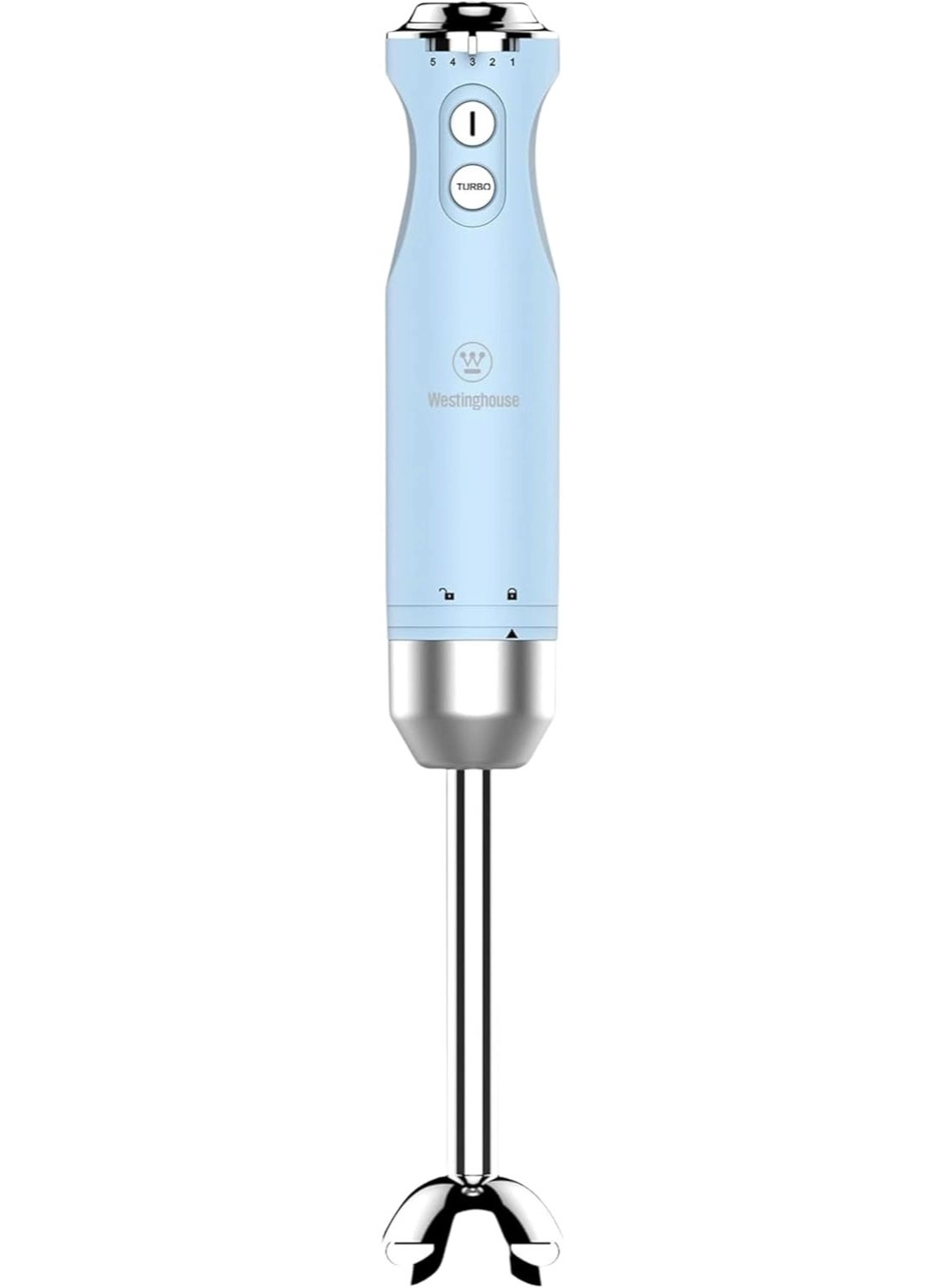 Westinghouse Digital Electronics WKHBS270BU - Stainless Steel Immersion Blender 5 Speeds & Turbo