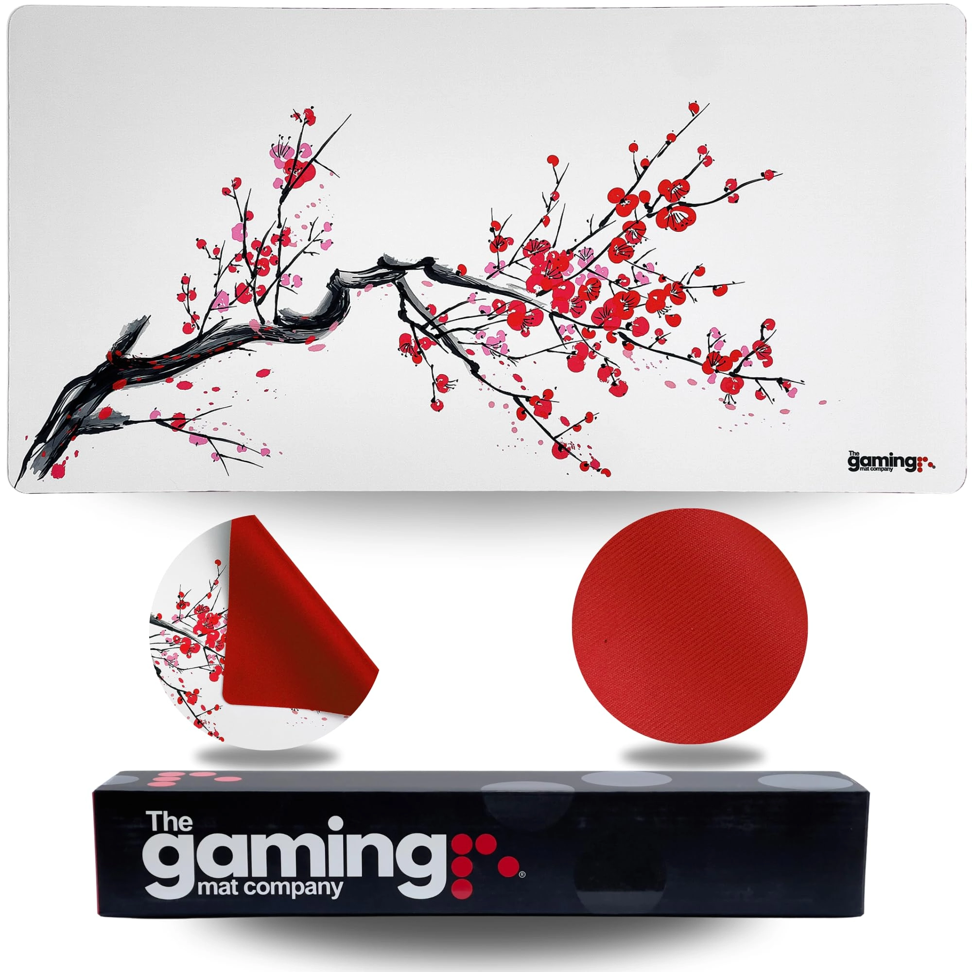 The Gaming Mat Company Cherry Blossom TCG Play Mat - 28" x 14" Cherry Blossom